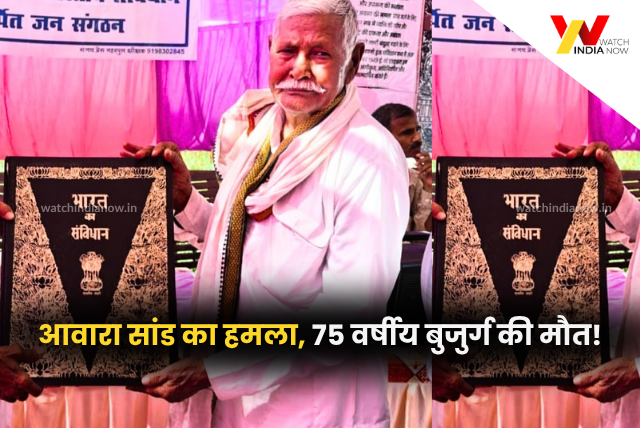 Kanpur Dehat में आवारा सांड के हमले में 75 वर्षीय बुजुर्ग की मौत